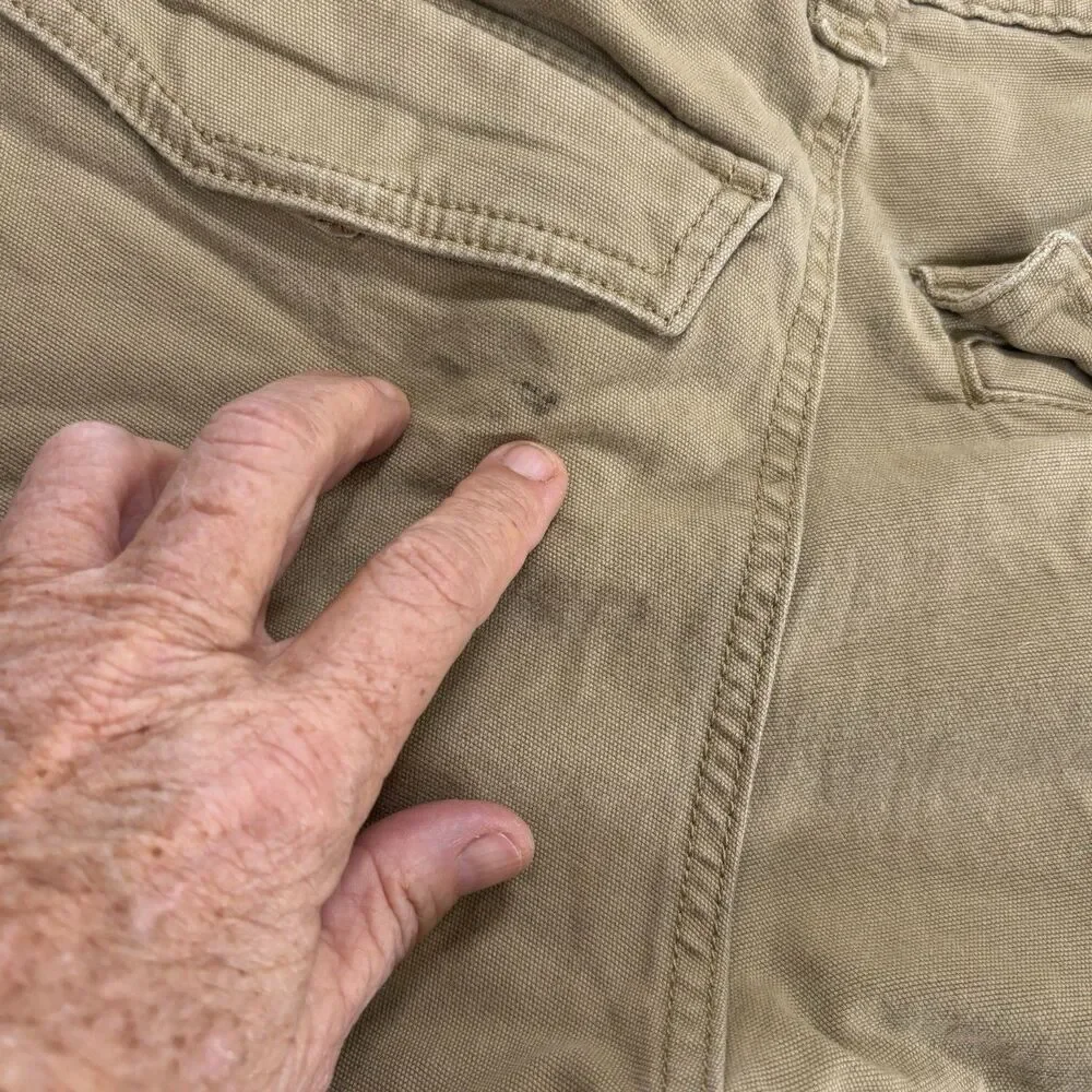 Carhartt Men's Force Relaxed Fit Ripstop Cargo Work Shots Size 32 Tan Bangladesh - Picture 14 of 15